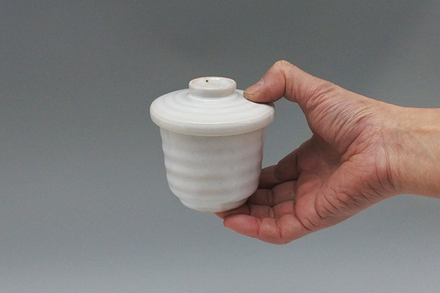 和食器　合羽橋まえ田　一人用サイズの茶碗蒸し　白雪むし碗