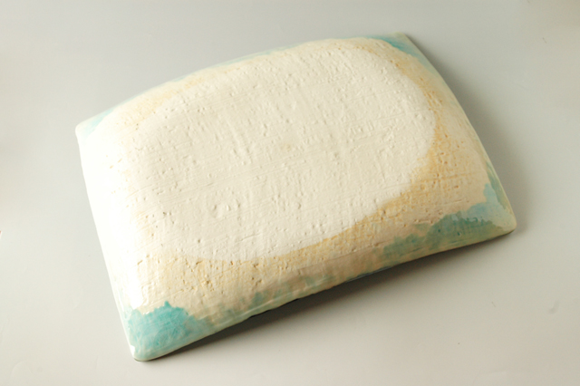 スカイブルー長角大皿