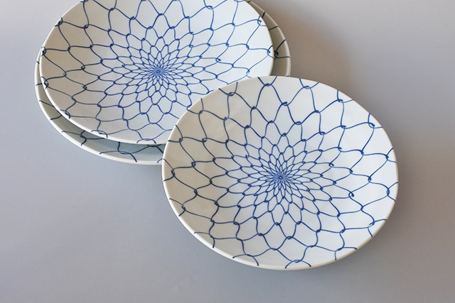 ⭐️未使用品⭐️HERMES⭐️網目模様の丸型皿 ⭐️未使用品⭐️HERMES⭐️網目模様の丸型皿 ⭐️未使用品⭐️HERMES