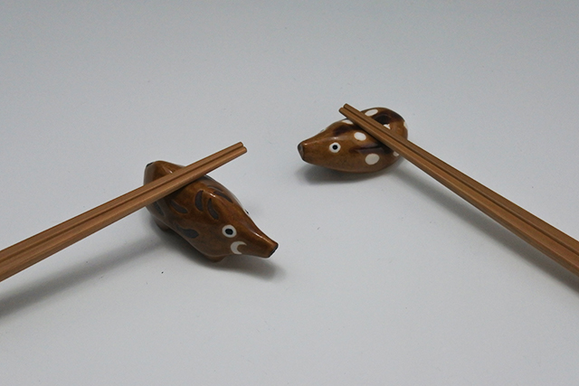 箸置き　いのしし