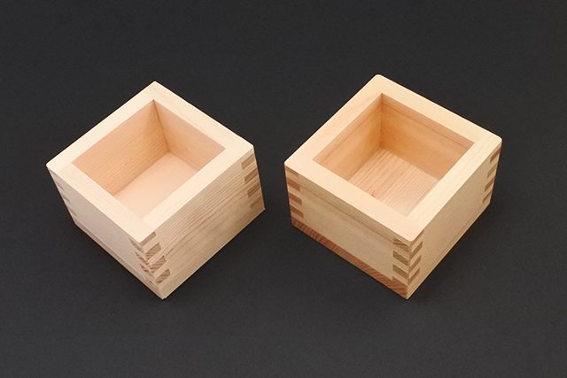 日本製】檜ひのき 1合枡 8．4cm×8．4cm×高さ5．8cm