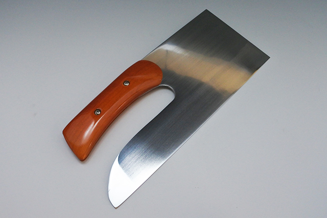 左利き　そば切包丁