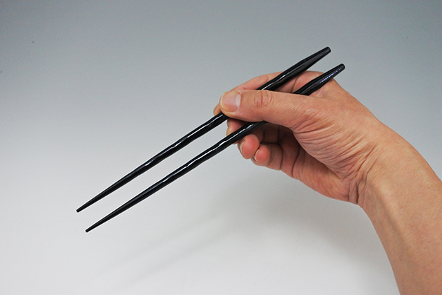 食洗機OK】日本製 木製 塗り箸 ２２．５ｃｍ ５膳入り