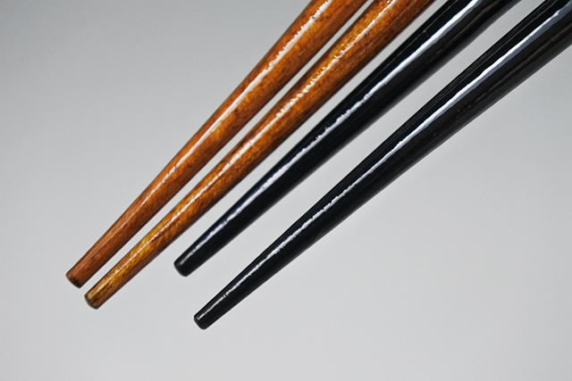 食洗機OK】日本製 木製 塗り箸 ２２．５ｃｍ ５膳入り