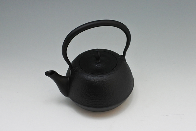 IH対応】南部鉄器 丸南部型 鉄瓶 1．2L 15．5cm×19cm
