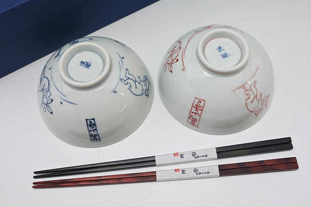 鳥獣戯画　茶碗