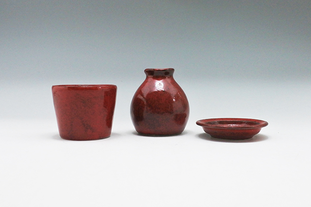 美濃焼】紅ゆず そば徳利／そば猪口／薬味小皿