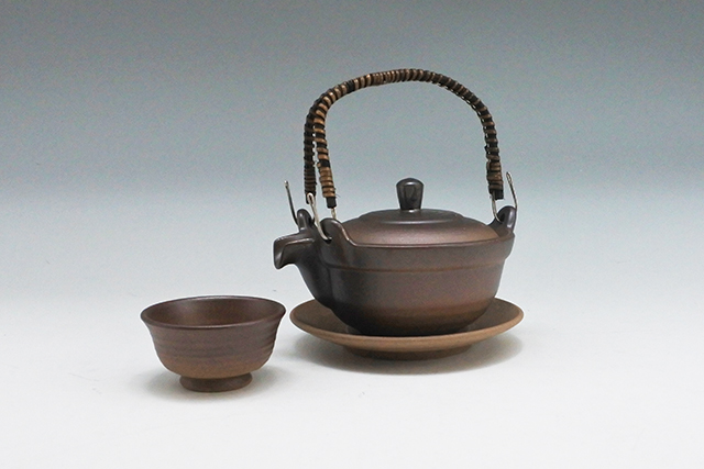 焼締鍋型土瓶蒸し（約140cc）