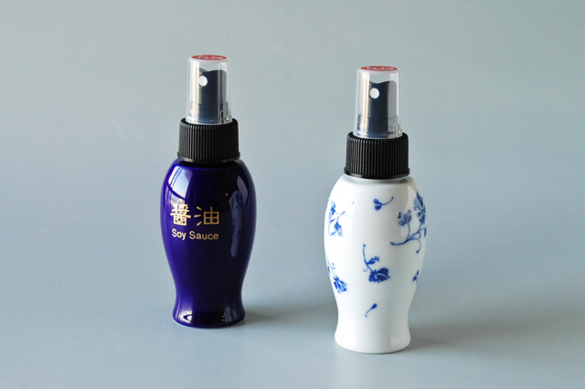 減塩効果！経済的！劣化しにくい！】有田焼 醤油スプレーボトル ６０ｍｌ