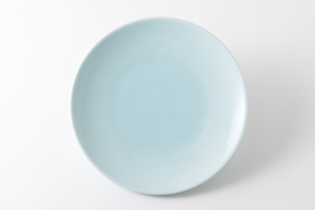 有田焼】青白磁9寸丸皿 27cm