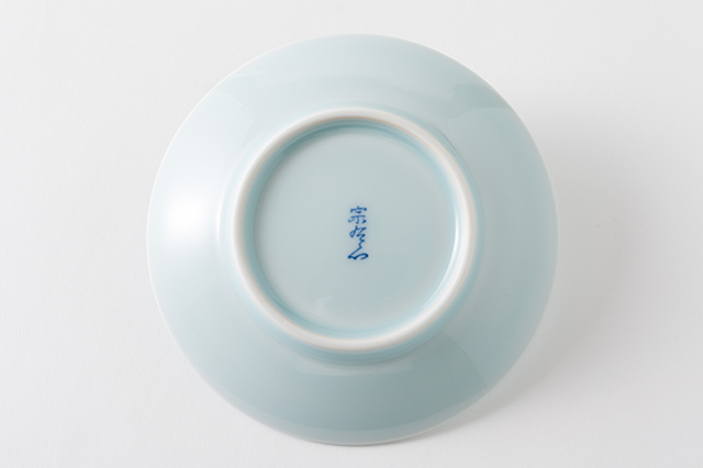 青磁丸皿