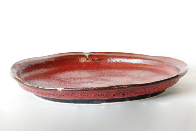 紅天目大皿