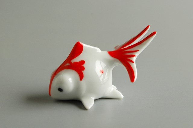 有田焼　金魚形　箸置き　１０点セット 有田焼】きんぎょ 箸置き