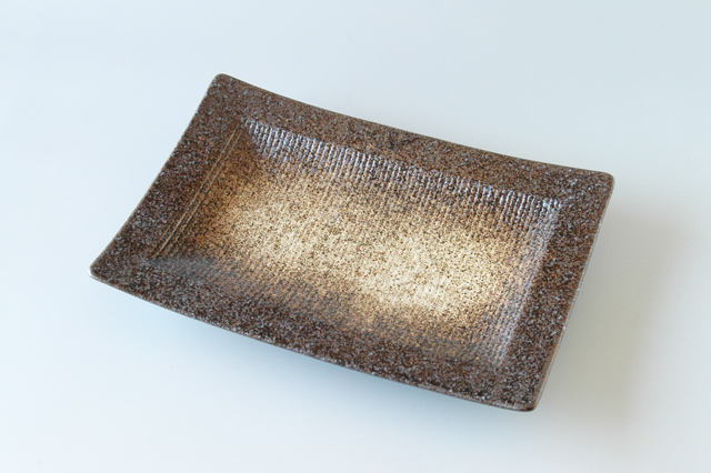 楽天市場】和陶オープン 千段 黒天目4.5皿 [ 15 x 2.2cm